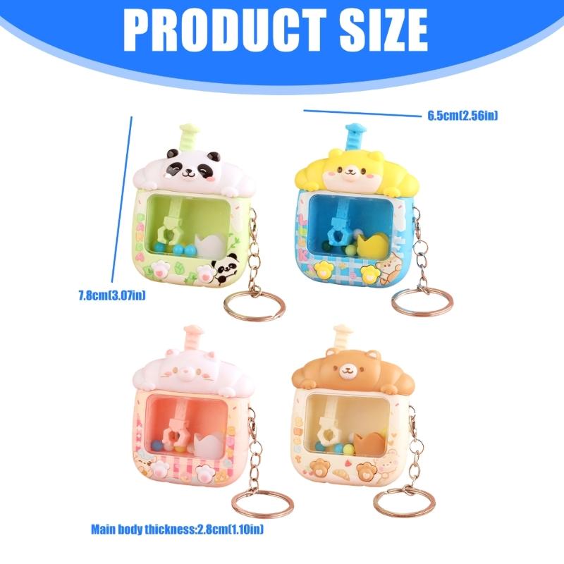 Small Claw Machine Toy Keychain With Fun Game For Kids And Adults