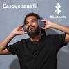 Casque Micro Bluetooth - T'nB - Tonality Max - Sans fil - Résistant à la transpiration - Sur-oreille