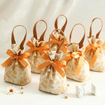 Elegante bolsa de dulces para bodas: Bolsa de regalo portátil de alta calidad para souvenirs
