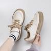 Japanese Milk Versatile Casual Little White Shoes Women's 2025 Autumn and Winter New Velvet Thick-soled Warm Retro Women's Board Shoes