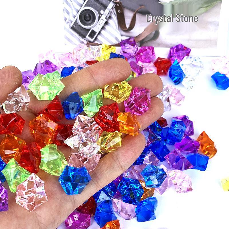 Seven-Color Acrylic Crystal Stones for Fish Tank Decoration and Amusement Park Props