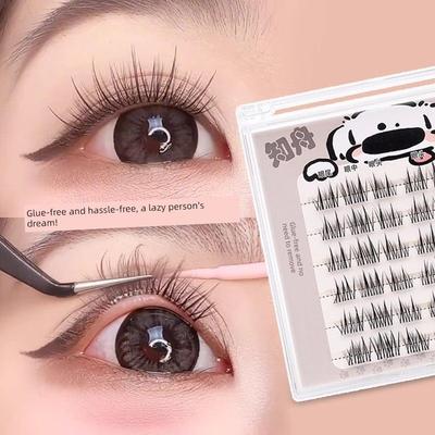 Li Jiaqi Recommends the New Glue-Free Self-Adhesive False Eyelashes, Natural and Realistic Baby Straight Sunflower Style, Reusable