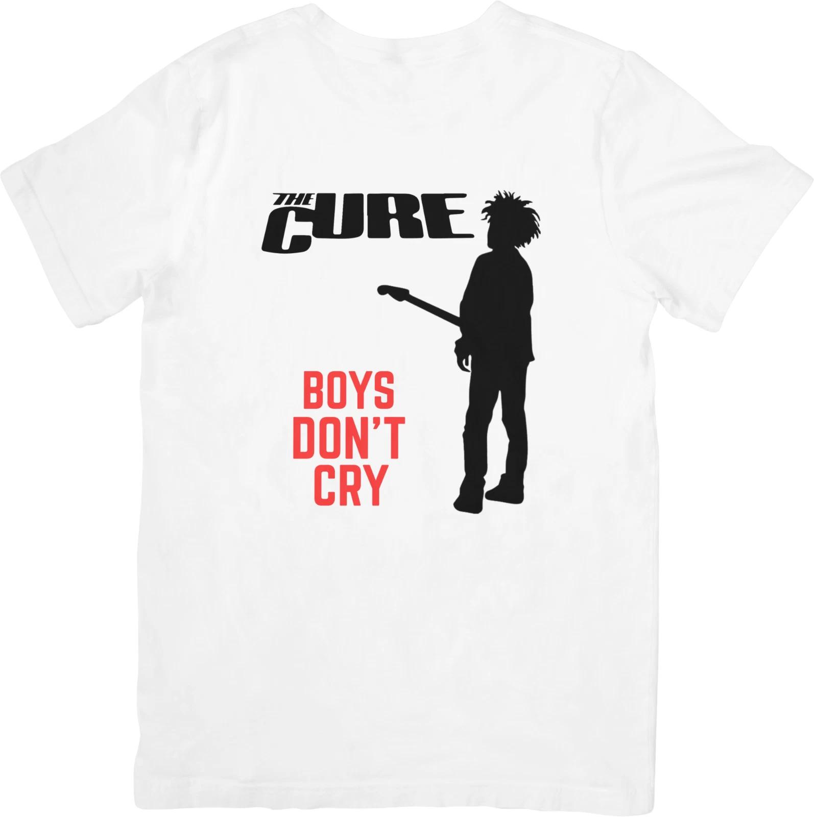 

The Cure Музыкальная футболка из качественного хлопка для мужчин и женщин, белая. M