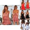 Stylish Women Summer Boho Short Mini Dress For Evening Cocktail And Beach Parties