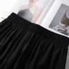 Women's High Waist Black Lace A-Line Midi Skirt - Spring/Summer 2025 Slimming Puffy Cake Swing