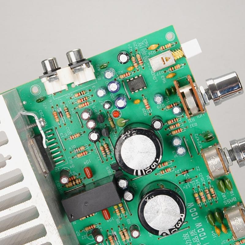 TDA7293 2Channel 100W+100W Highly Power Amplifiers Board Power Wire AC18v35V Amplifiers Module for Home Sound Setups