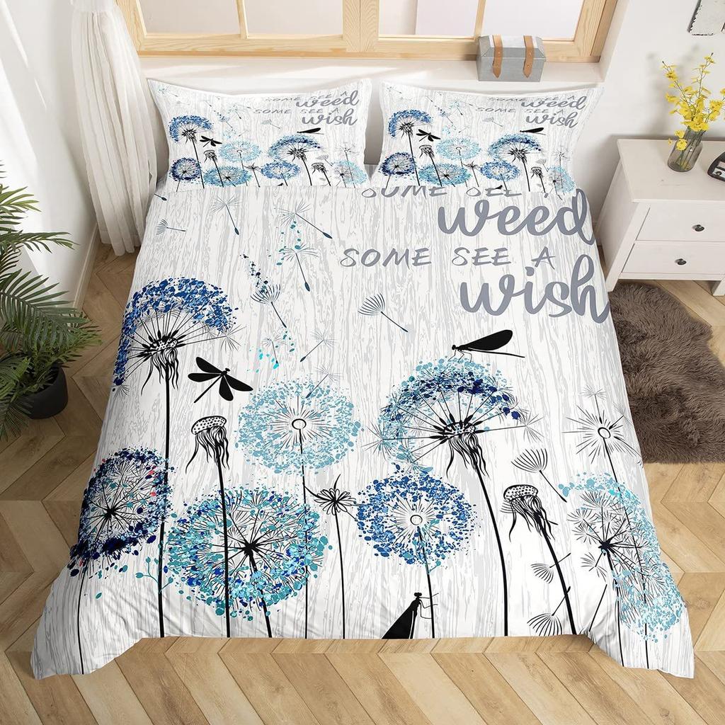 Baseball Three-Piece Quilt Cover Digital Printing Bedding Set American Flag Camouflage Bed Cover