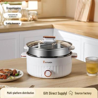 Multifunctional Electric Hot Pot: Home Stir-Fry, Boil & Frying Pot for Dorm or Small Kitchen