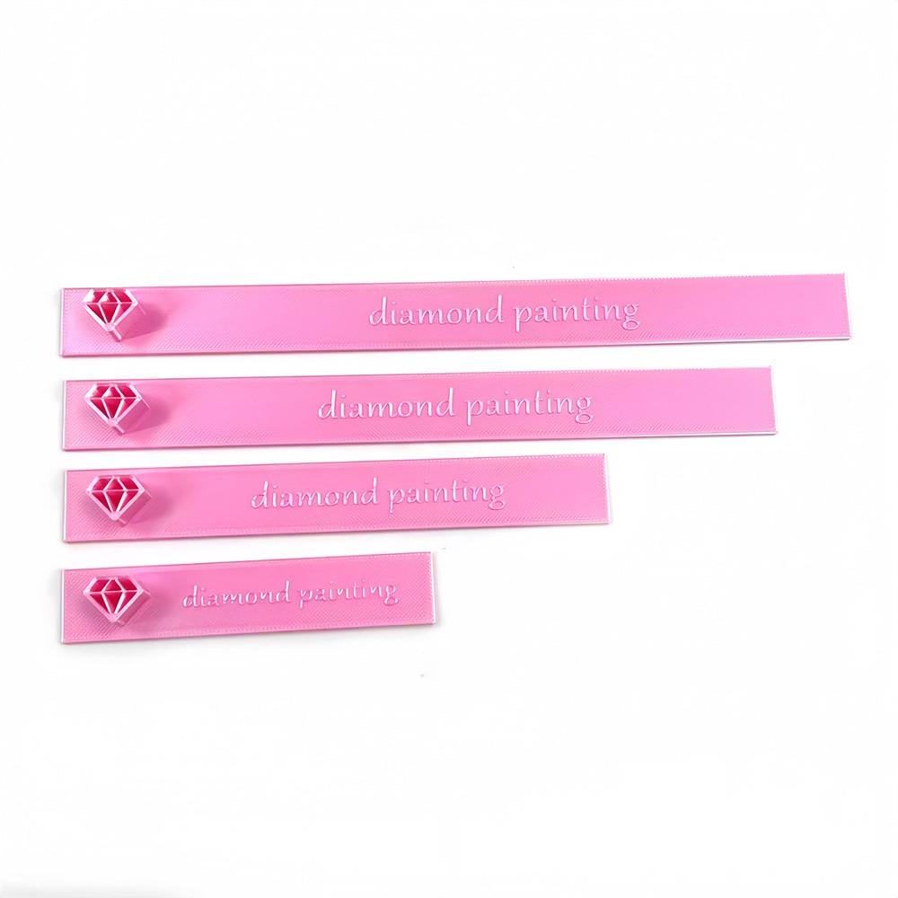 4Pcs Plastic Diamond Art Rulers Connectable Bead Alignment Guides New Diamond Painting Rulers