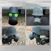 3D Printed Trailer Cover Aesthetic Gas Mask Helmet Cover Cap  Secure Hook Protector