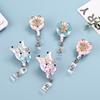 Crocodile Clip Name Tag Fashionable Butterfly Badge Clip Cartoon Badge Clip Colorful Metal Badge Holder For Event Office