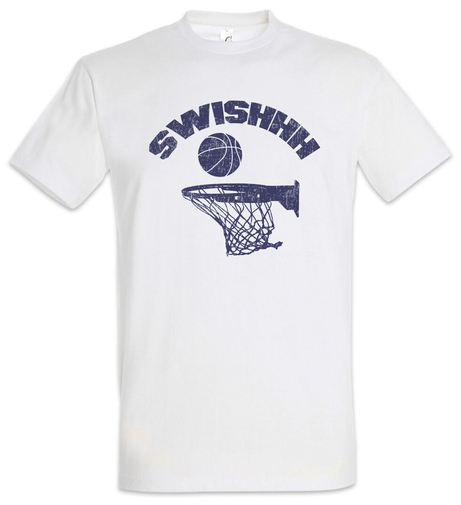 

Swishhh T-Shirt Streetballcourt Streetball Player Center Basketball Love Fun 2XL