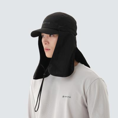 SNOWPEAK Eco Taslan Sunshade Camp Cap Black (S26MUFCP76)
