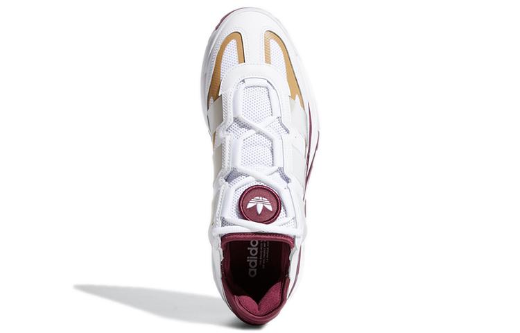 Adidas Originals Niteball Wear Resistant Retro Basketball Shoes White Red Unisex 'White Red' S24141