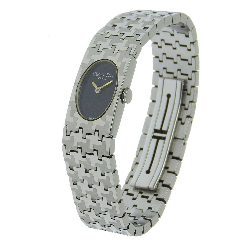 Dior Miss Dior Watches D70-100 blackDial Stainless Steel Quartz Analog Display Women Used