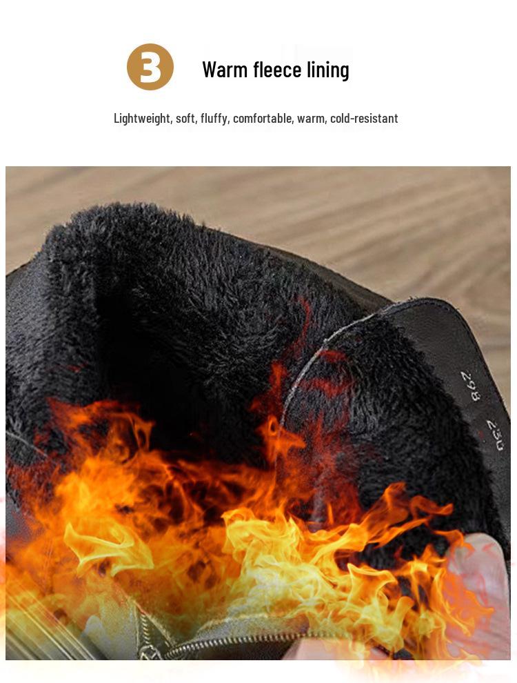 Women's Genuine Leather Platform Ankle Boots - Plush, Lightweight, Martin Style for Fall/Winter