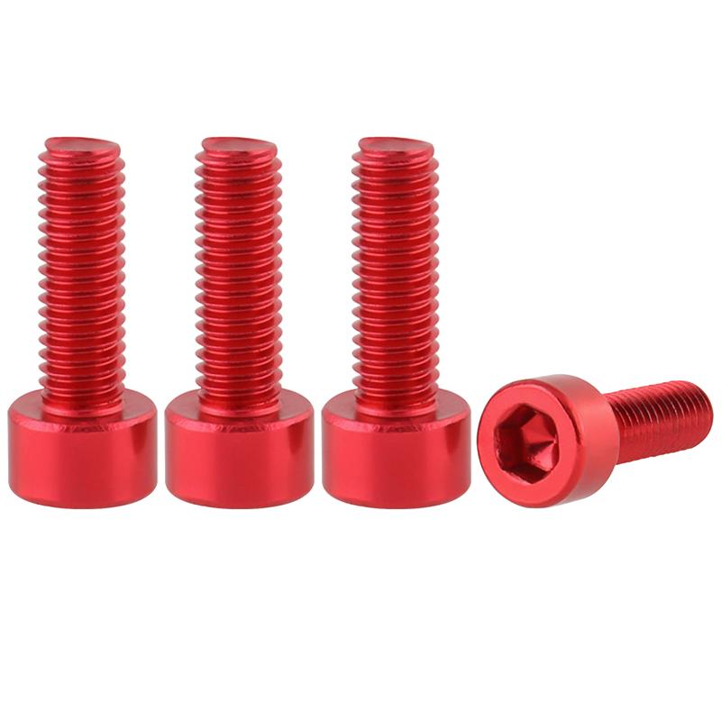 MUQZI 2/4PCS Bicycle Bottle Cage Screws M5 Ultra-Light Aluminum Bottle Cage Holder Bolts MTB Road Bike Accessories 6