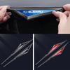 2 Stück Legierung Auto Tür Seite Aufkleber Kotflügel Messer Blatt Abzeichen für Subaru Logo STI Forester Impreza Legacy Outback XV BRZ WRX Tribeca