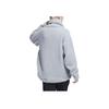 Adidas Lounge Jacket Solid Color Loose Fleece Sports Casual Jacket Women Jacket Light-Gray IP7057