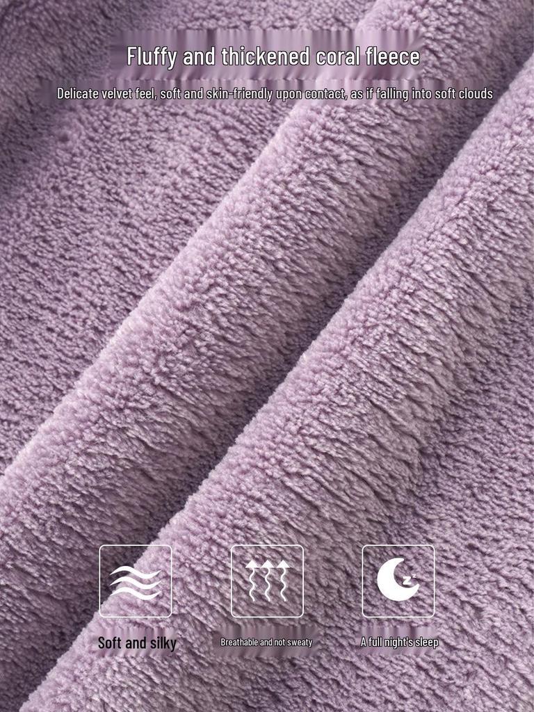 Unisex Fleece-gefüttertes Kinder Flanell Schlafanzug Set für Herbst und Winter