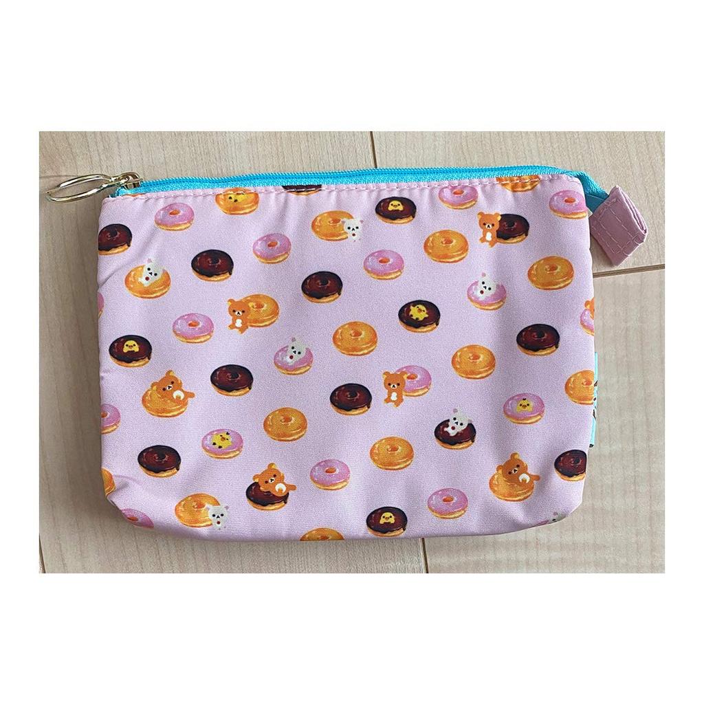 Rilakkuma Double Pouch Donut Pattern RKAP1404