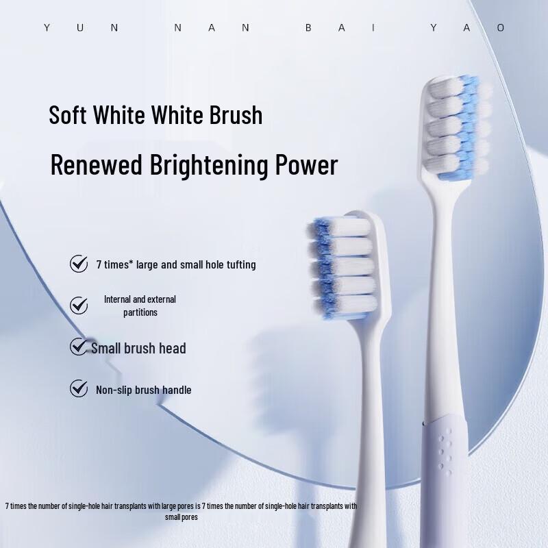 Yunnan Baiyao Fresh Mint Stain Removal Toothpaste Set