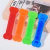 Dog Chewing Toys Durable Rubber Bone Puppy Teeth Cleaning Dental Care Multi Layered Textured Design Non Toxic Energy Release Mul