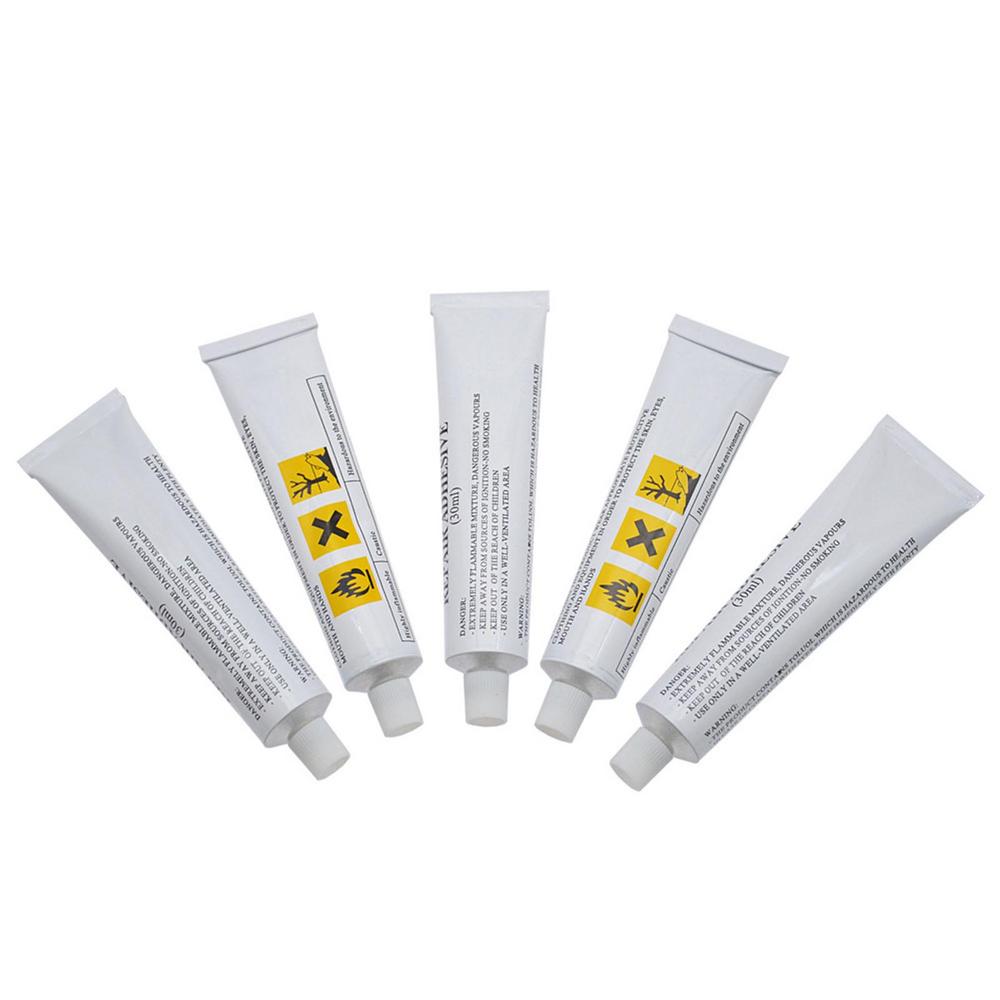 60ml PVC Aufblasbarer Klebeband Reparaturflicken Klebeset Klebstoff Für Schwimmen Luftbett Pools Reparieren Boot Aufblasbares Spielzeug Spa Kajak