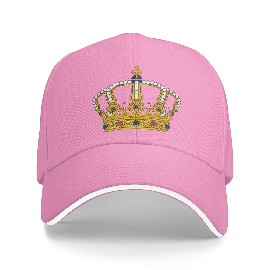 Imperial State Crown Sun Baseball Cap  Summer Y2k Retro Hip Hop Hats For UnisexTeens Hunting Camping Baseball Caps