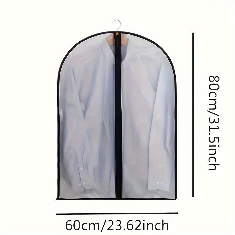 Suit Garment Bag, Dress Hanging Bag, Suit Dust Cover, Clothes Dust Cover, Transparent Garment Cover, Coat Dust Cover Hanging Bag