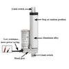12V IP54 500N 50-400mm Lineárny aktuátor Motor Elektrický Priemyselný Zdvíhacie Dvere Otvárač Zdvíhací Nástroj Menovitá rýchlosť Nádherná Biela