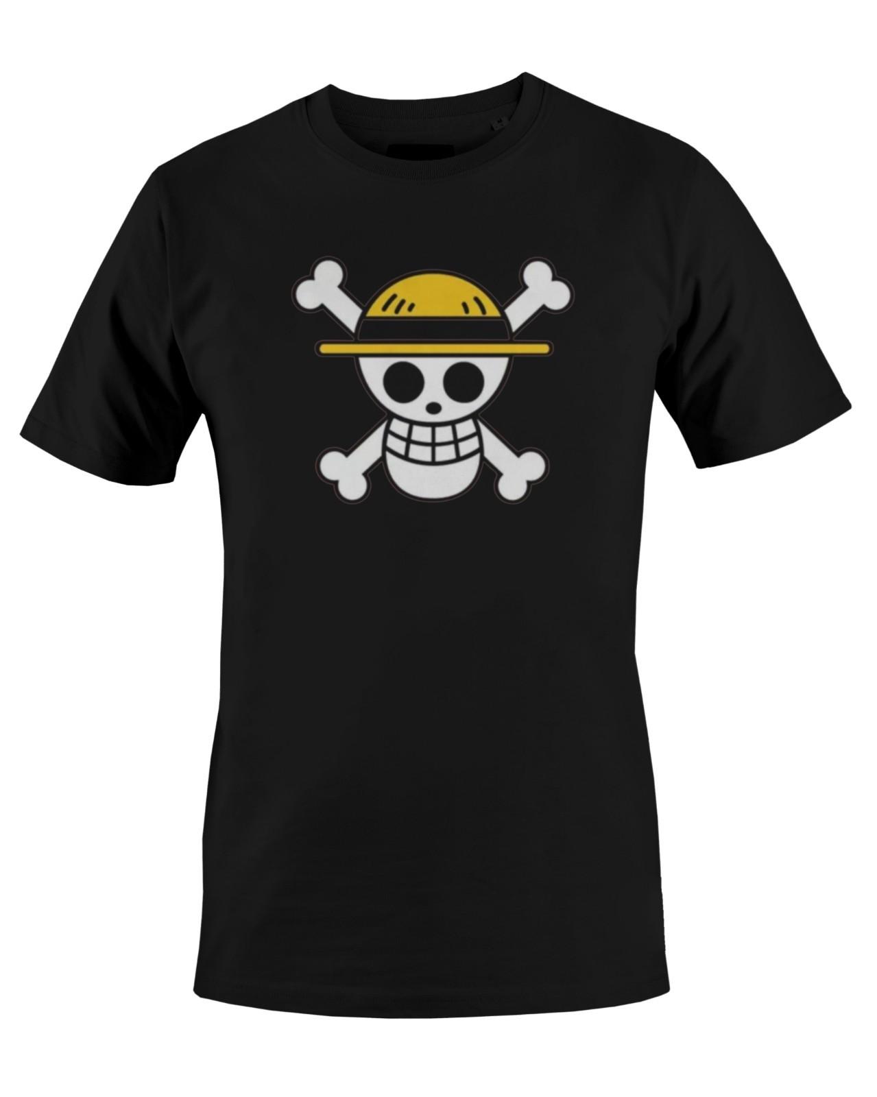 One Piece Skull Anime Manga Graphic Print Mens T-Shirt XXXXL