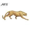Büro-Desktop-Dekoration Goldene Leopard-Figur Modell, Lebendige Statue, Hockende Lauffigur, Harz Eingangsbereich Dekorationsartikel Schmuck für TV-Ständer
