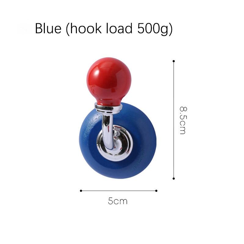 

No Drill Magnetic Hooks - Round Ball & Heart Design - Strong, Damage-Free Hold for Fridge & Doors,Perfect for Home Decor