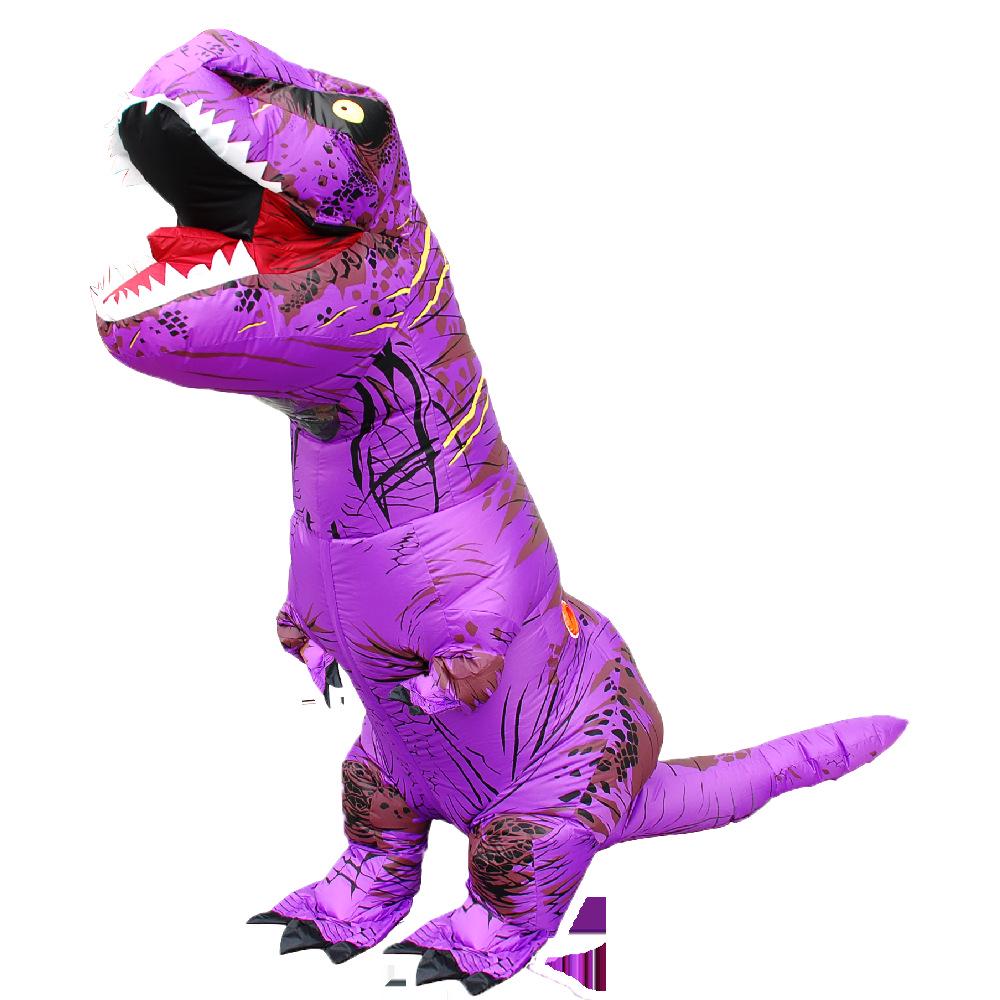 Halovīna T-Rex piepūšamais kostīms: Smieklīgs dinozaura