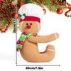 Christmas Gingerbread Man Tree Light Cover & Wine Bottle Decoration