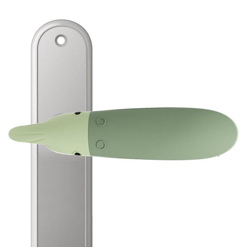 Anti-collision Soft Silicone Wrap Door Handle Cover Static-free Handle Sleeve  Safety Wall Protector For Bedroom Living Room