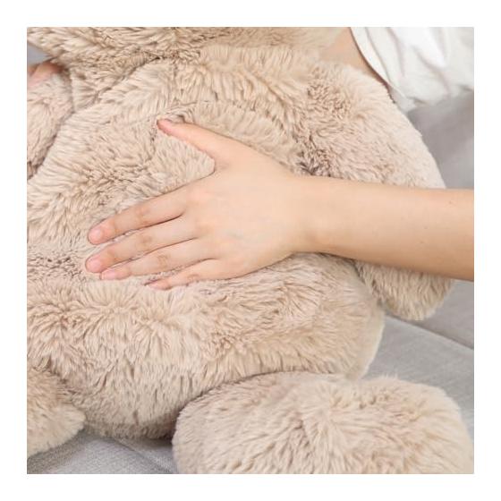 Fuji Boeki Bear Stuffed Animal First Toy Body Pillow Height 50cm Teddy Bear Cushion Present Baby Fluffy Beige 19553