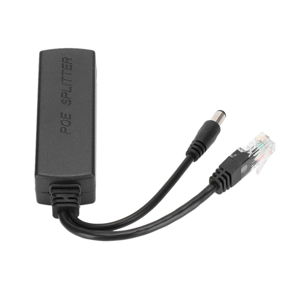 DC48V to DC12V Power POE Splitter Adapter Injector Module Lightningproof