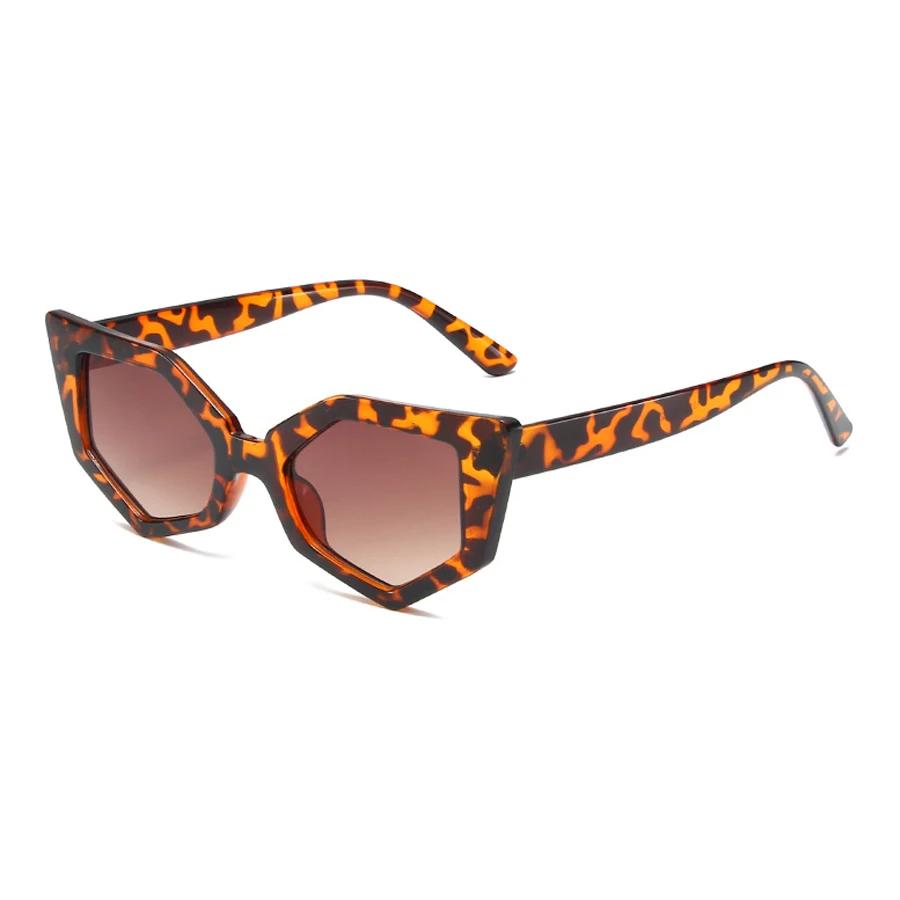 New In Fashion Cat Eye Sunglasses for Women Small Frame Tortoiseshell Design Live Broadcast Hip Hop Style Sun Glasses