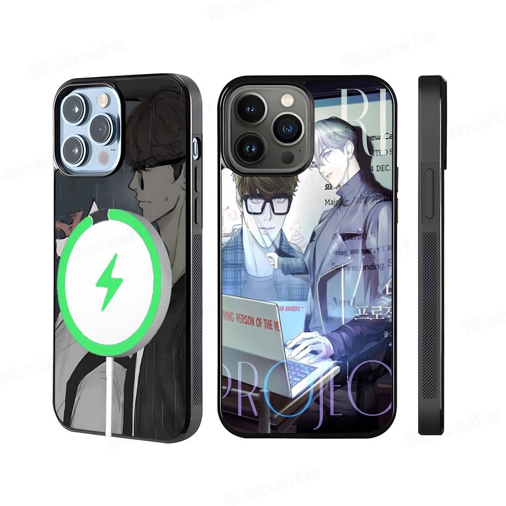 Nerd Project Bl Anime Magnetic Wireless Phone Case For iPhone 17 16 15 14 Plus 13 12 11 Pro Max