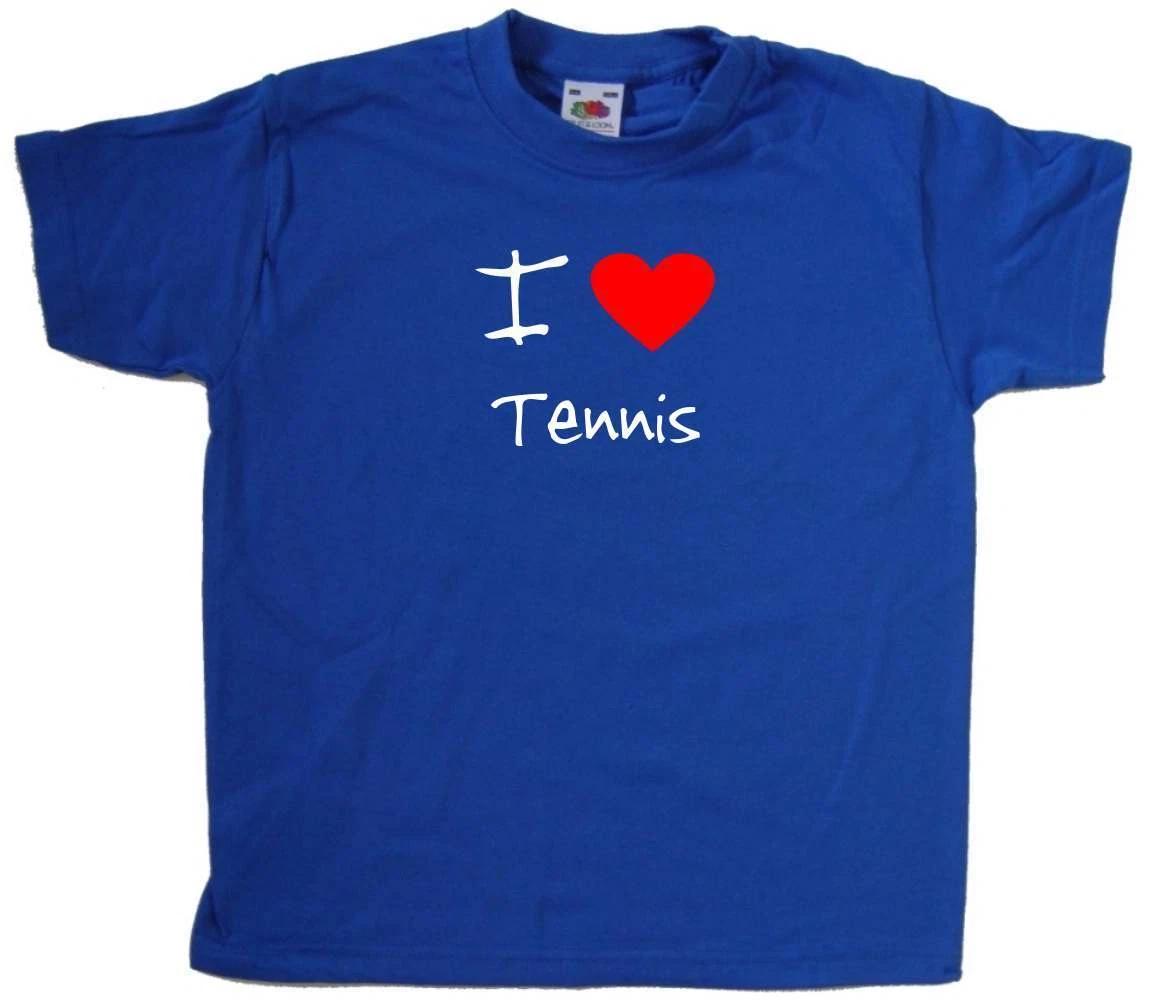 

I Love Heart Tennis Kids T-shirt 150