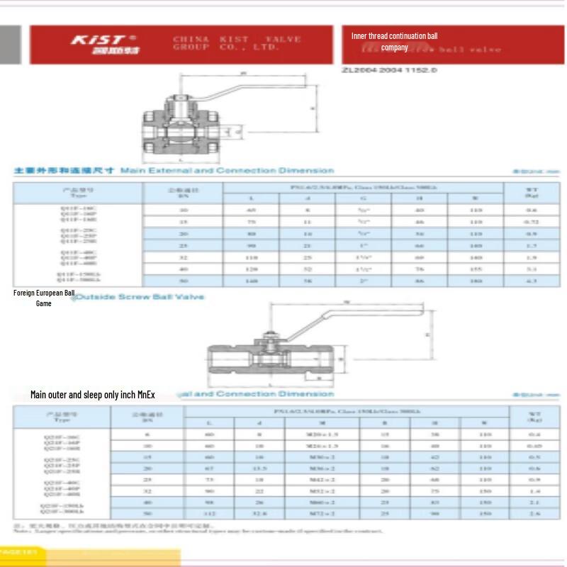 KIST Ball Valve