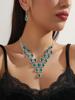 Alloy Necklace Set - Fashionable Banquet Jewelry Chain For Women - Bridal Wedding Jewelry Set