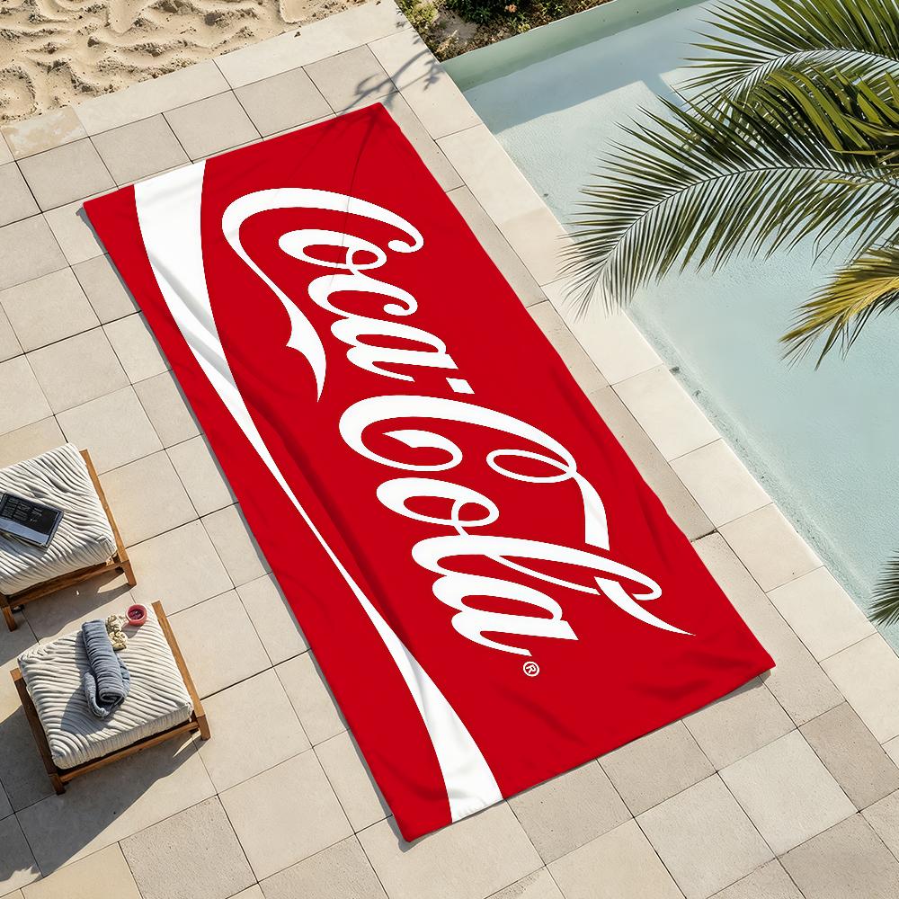Modny nadruk C-CoCa C-ColaS Ręcznik Suszący Ręcznik Kąpielowy Nadaje Się Do Lekkiego Pływania Kempingu Jogi Plaża Na Zewnątrz