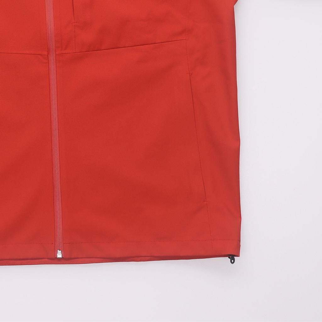UNIQLO Solid Color Waterproof Zip-Up Jacket Men jackets Orange-Brown 449614-27