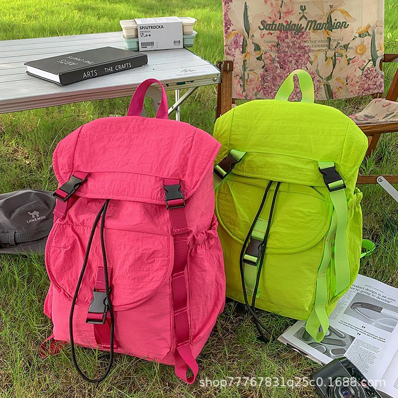 Schoolbag Travel Backpack Women's Large Capacity Lightweight Multifunctional Mountaineering Bag Cycling Outdoor Sports Men's Casual Backpack