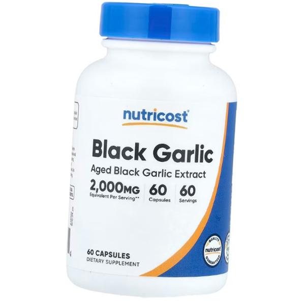 

Экстракт черного чеснока, Black Garlic 2000, Nutricost 60капс (71647121) 60caps