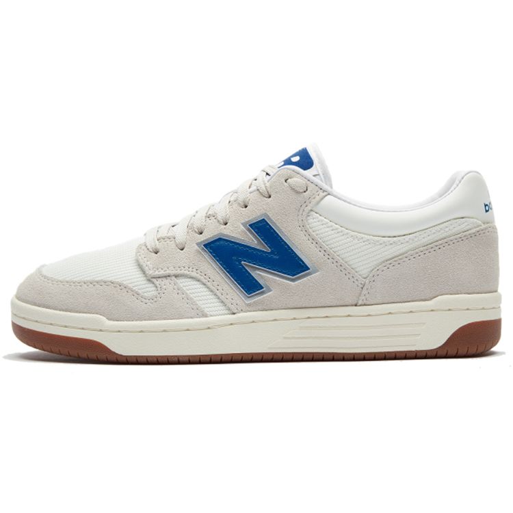 New Balance Nb 480 Sports Casual Shock Absorbing Lightweight Low Top Skate Shoes Unisex Sneakers Off-White BB480LVM
