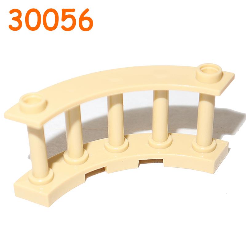 Non-Toxic Fence City Accessories Building Block Moc Part Railing Stair Barrier Ladder Guard Bar Castle Garden Farm Military Assemble Brick